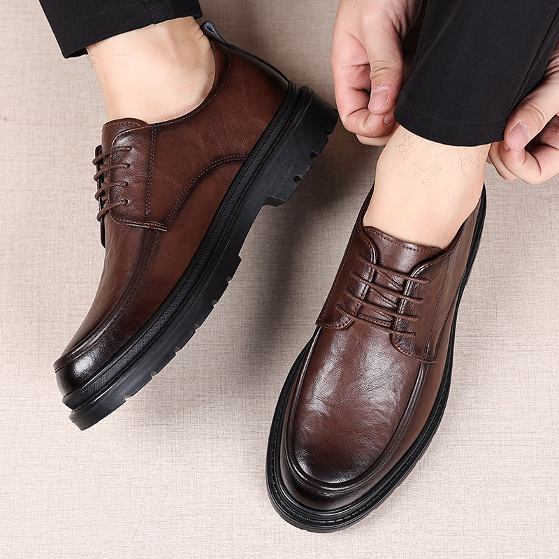 Men's Leather British Fashion Trend Shoes