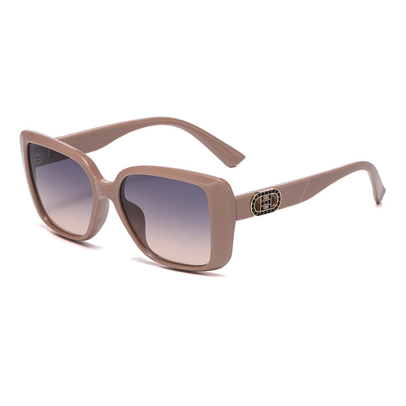 Women's Fashion Large Frame High-End Sunglasses