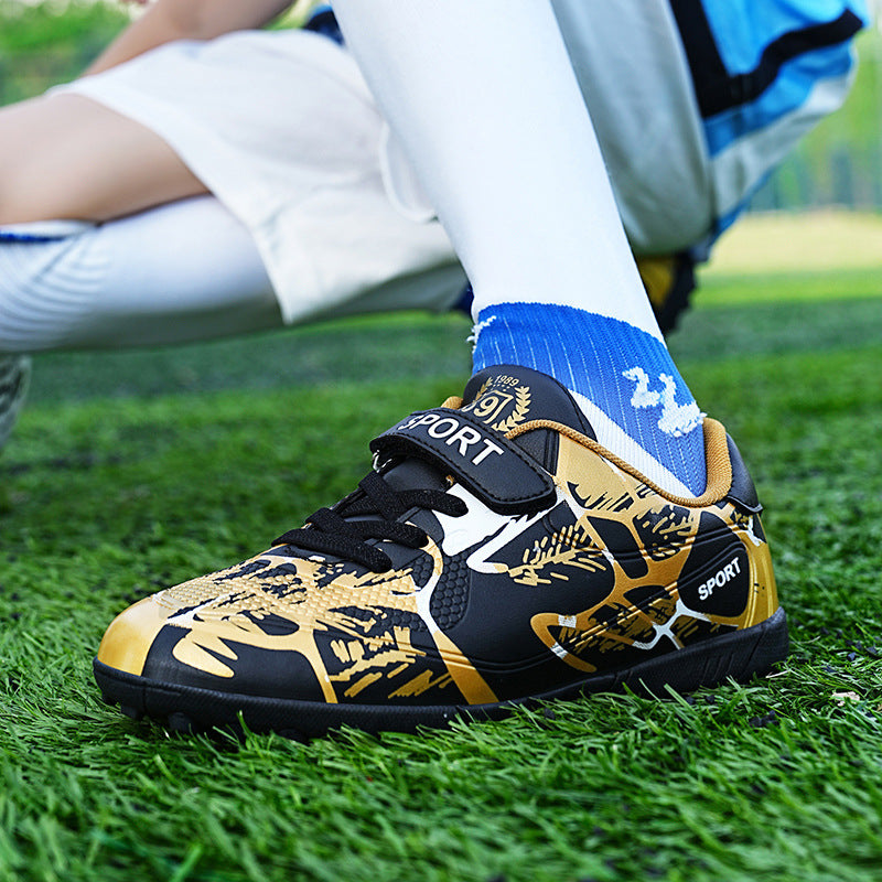 Men's Football Velcro Broken Nails Training Shoes