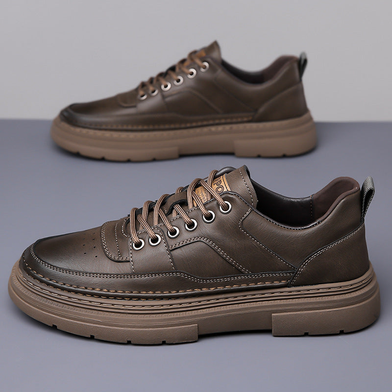 Men's Leather Low-Top Casual Martin Shoes