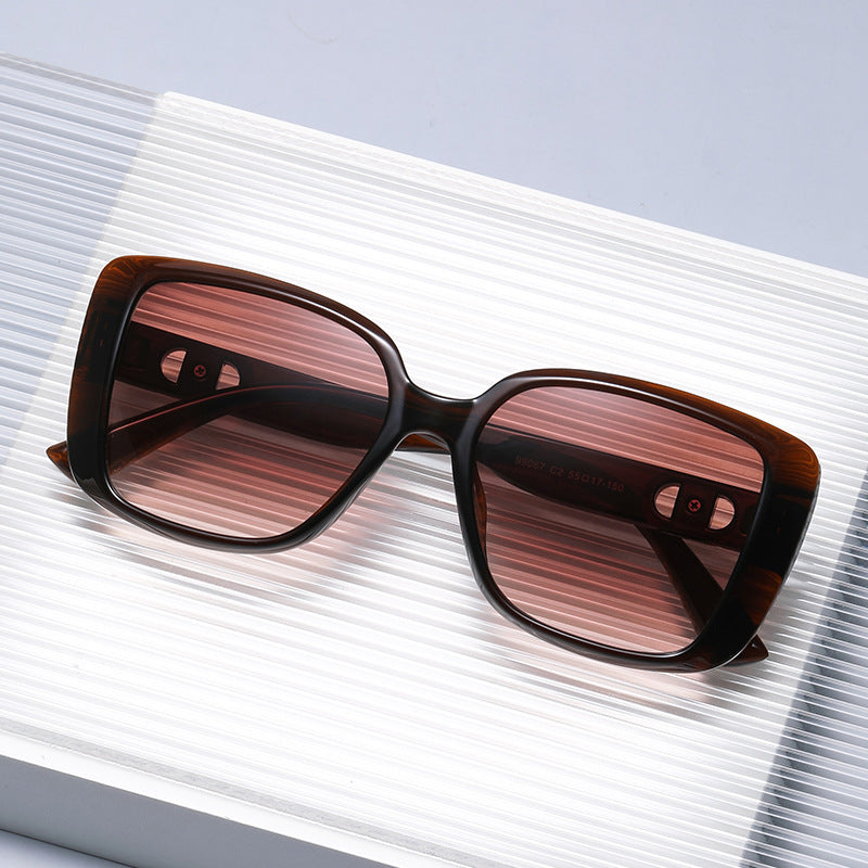 Women's Fashion Large Frame High-End Sunglasses