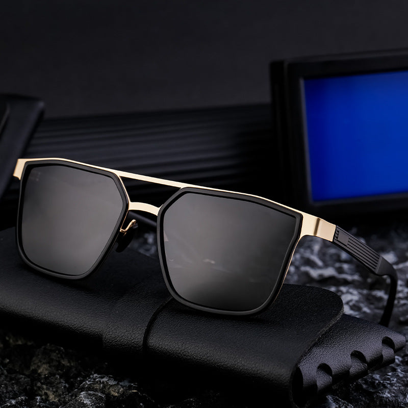 Men's Fashion Small Frame Square Trendy Sunglasses