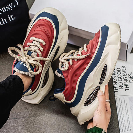 Men's Fashion Microfiber Trendy Casual Shoes