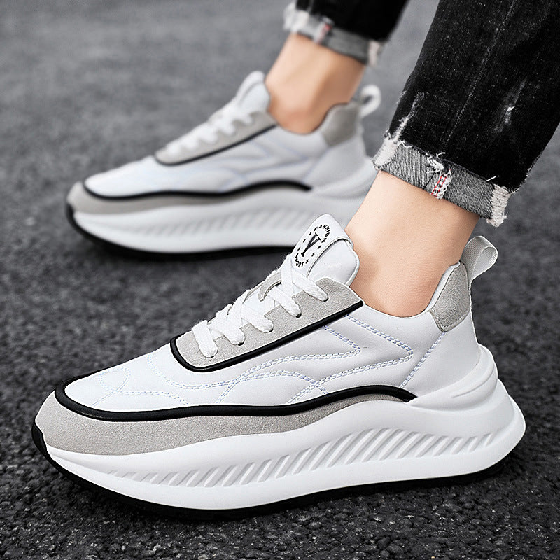 Men's Leather Fashion Outdoor Running Shoes