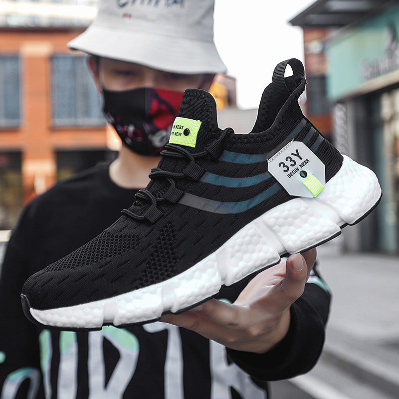 Men's Mesh Fly-woven Breathable Casual Shoes