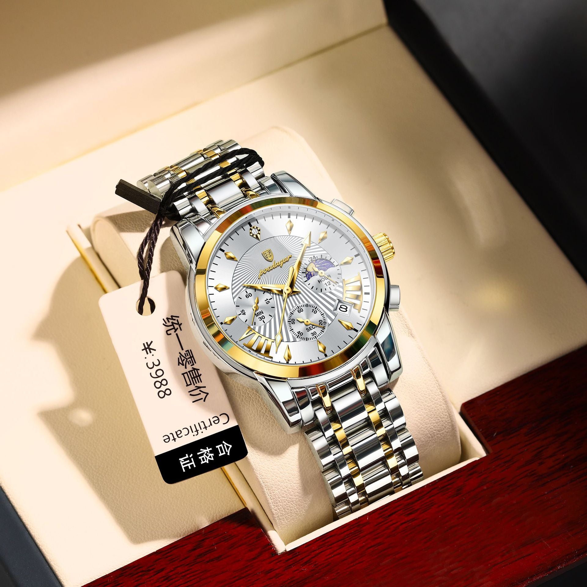 Men's Multi-functional Quartz Watch