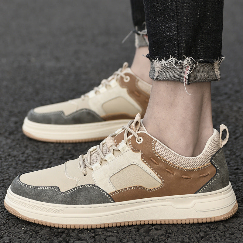 Men's Leather Casual Sneakers