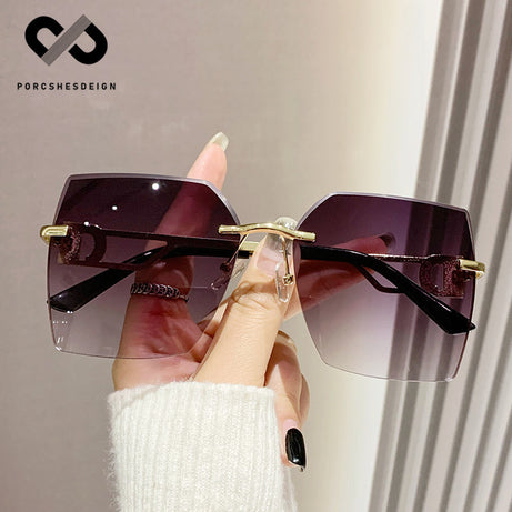 Women's Thin Sunshade Versatile Anti-UV Sunglasses