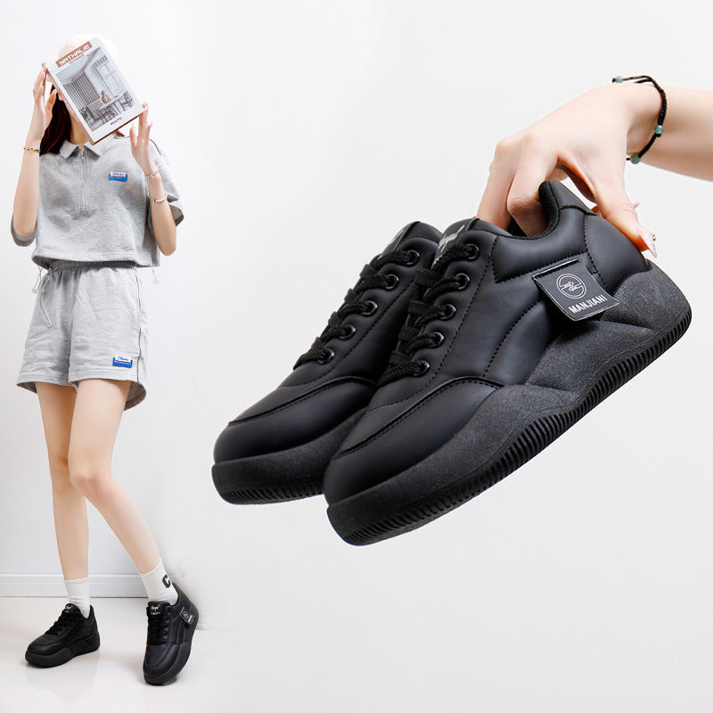 Women's Versatile Thick Baseplate Sneakers