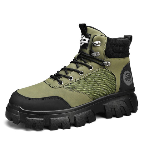 Men's Three-color Fashionable High-top Martin Boots