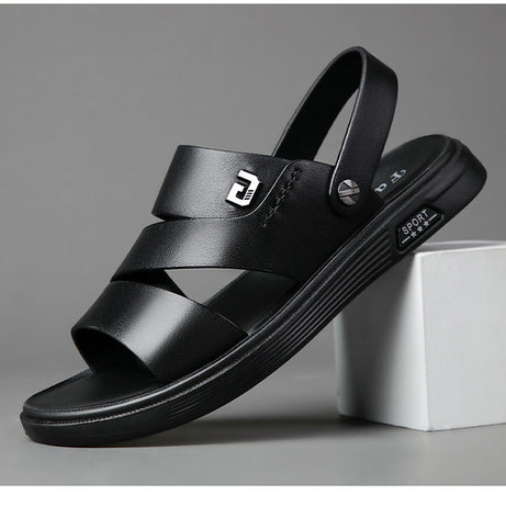 Men's Breathable Leather Casual Sandals