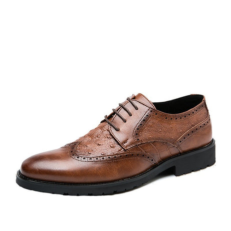 Men's Fashion British Style Leather Casual Shoes