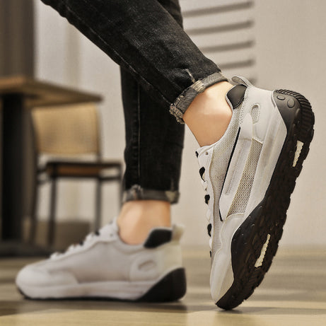 Men's Artistic Style Color Matching Flat Shoes