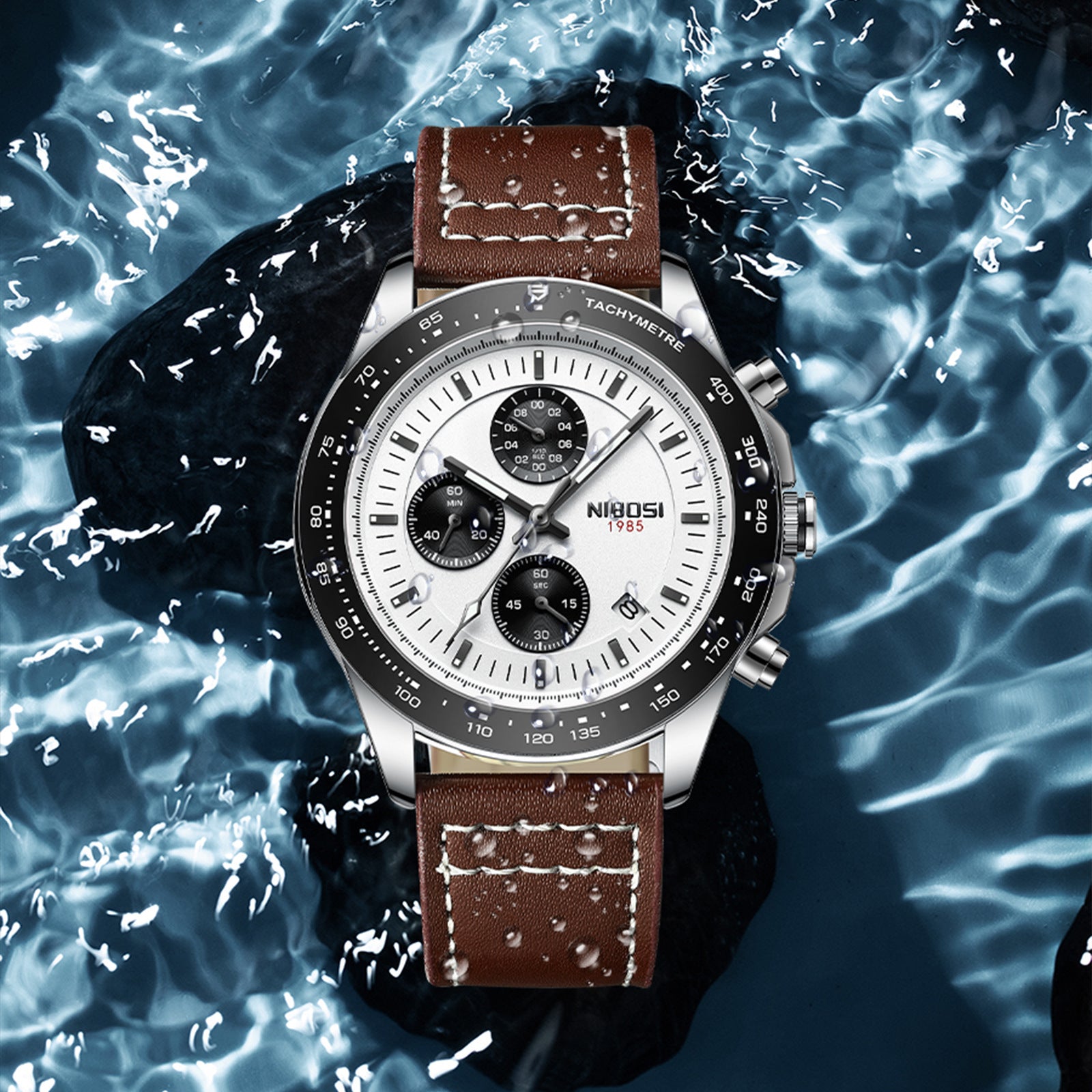 Men's Waterproof Multi-function Quartz Watch