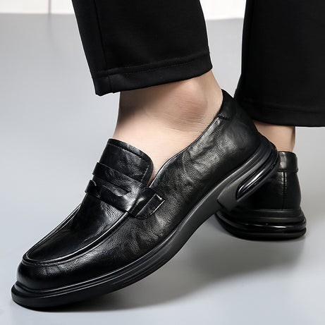 Men's Outdoor Loafers Retro Style Leather Shoes
