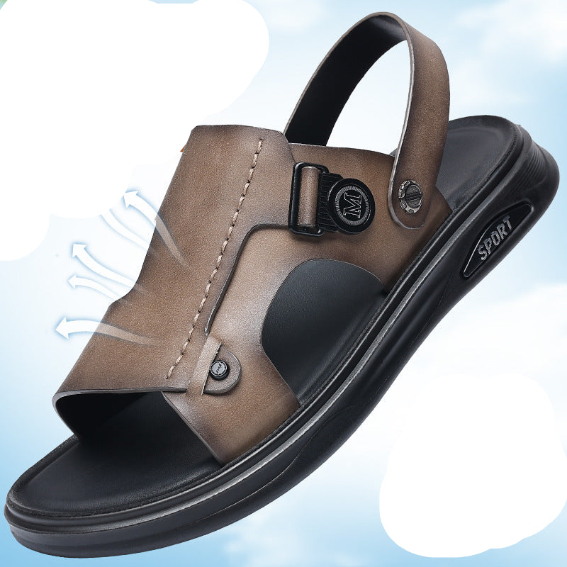 Men's Genuine Leather Outdoor Sandals