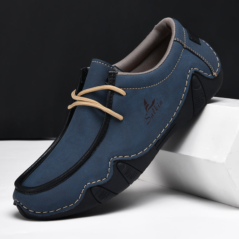 Men's Leather High-End Loafers Casual Shoes