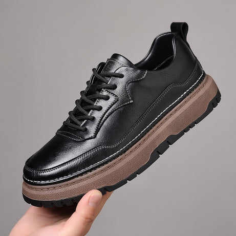 Men's Leather Versatile Trendy Casual Shoes