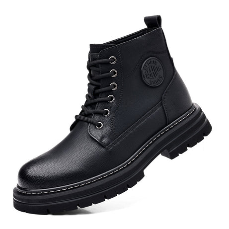 Men's Leather High Ankle Martin Boots