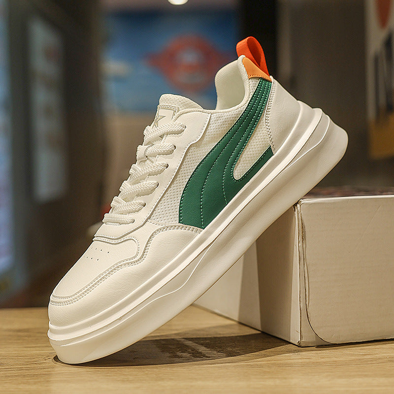 Men's Lightweight Casual White Sneakers