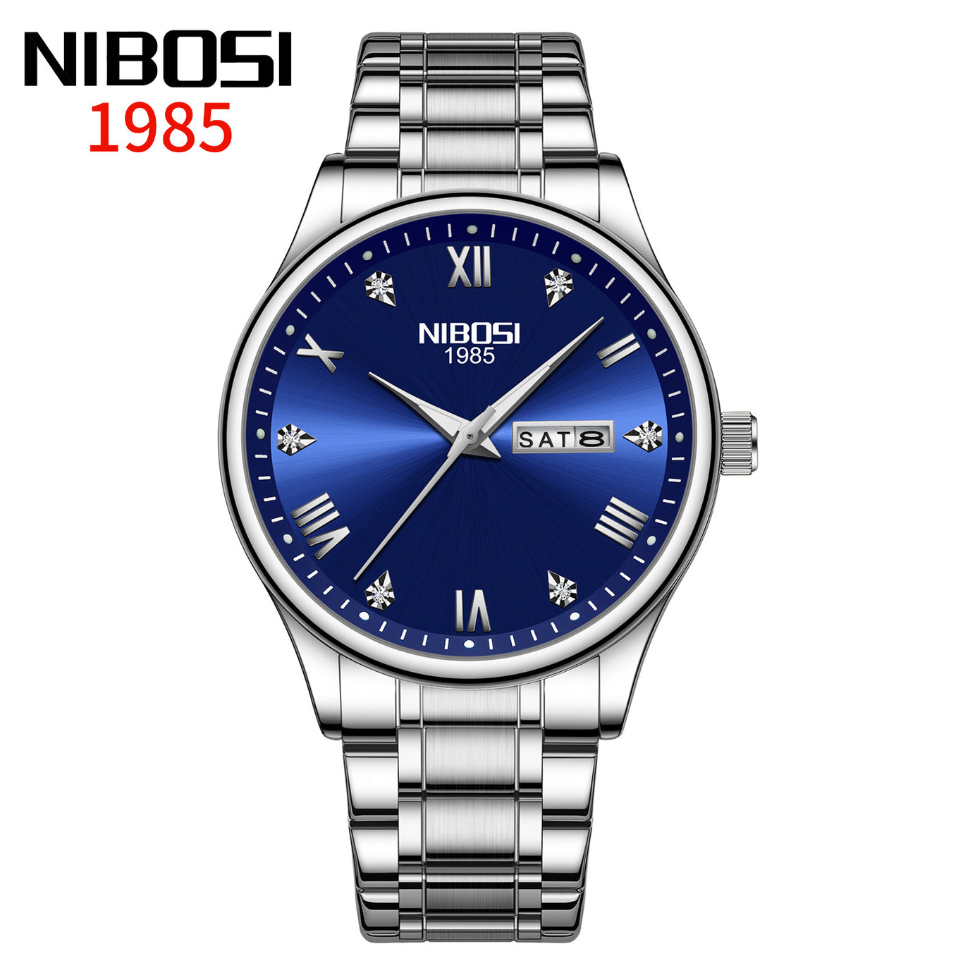 Men's Waterproof Steel Belt Watch