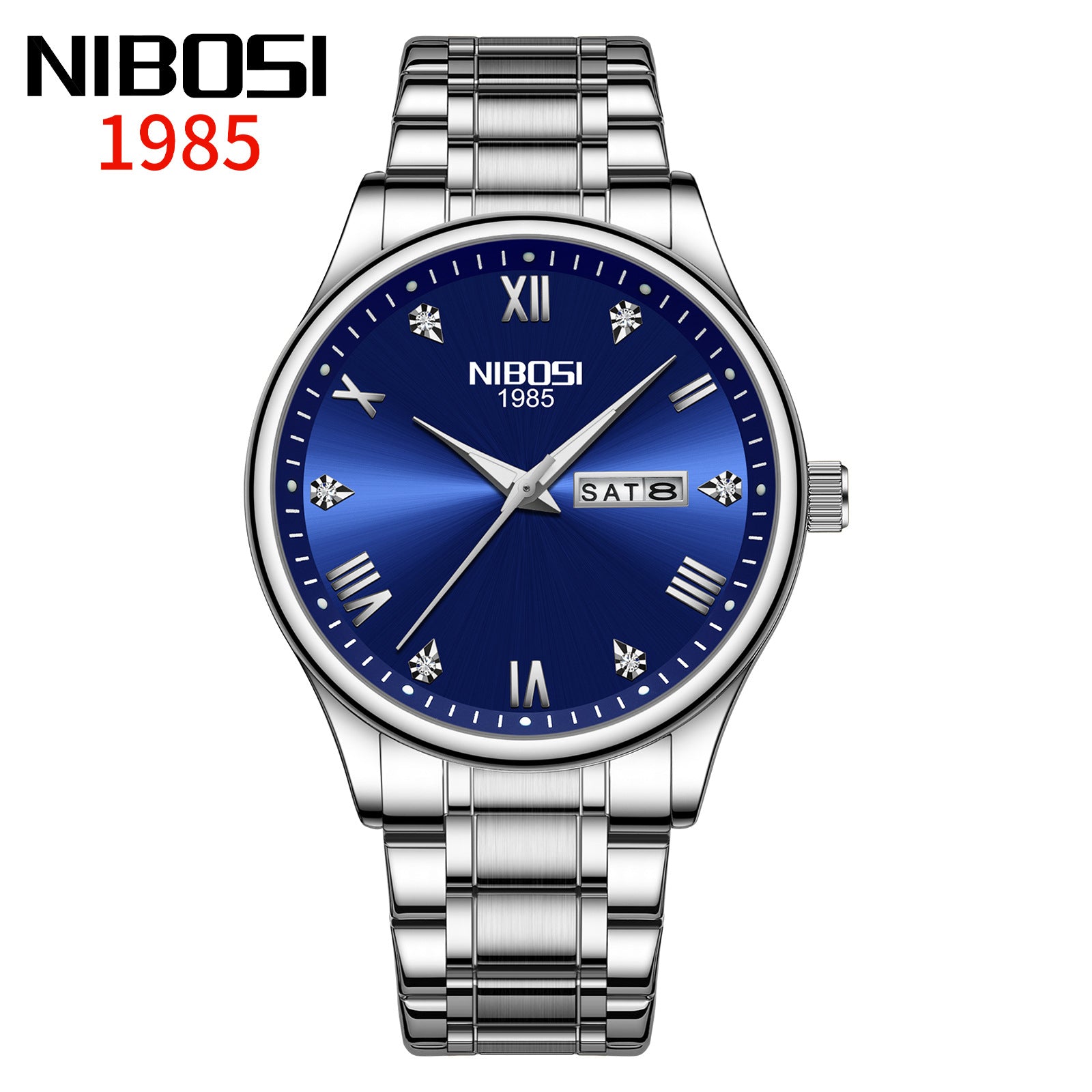 Men's Waterproof Steel Belt Watch