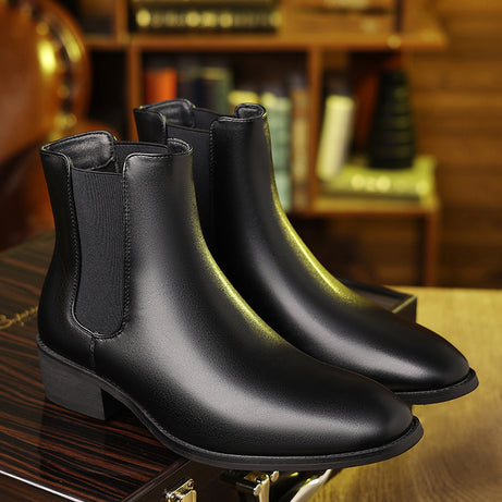 Men's Leather British Style Chelsea Boots