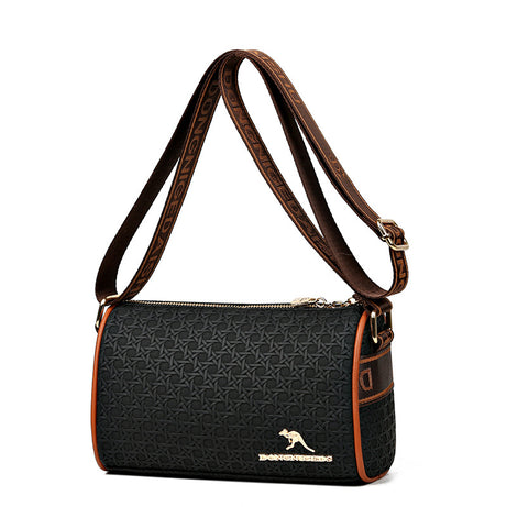 Women's Leather Boston Shoulder Crossbody Bag