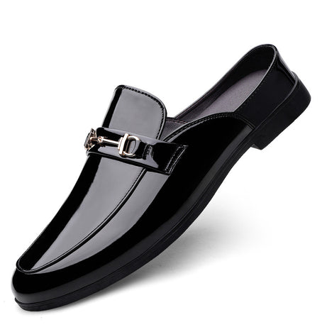Men's Loafers Glossy & Crocodile Pattern Shoes