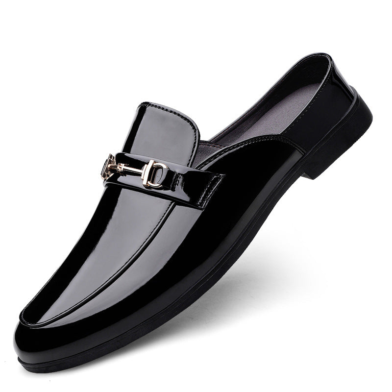 Men's Loafers Glossy & Crocodile Pattern Shoes