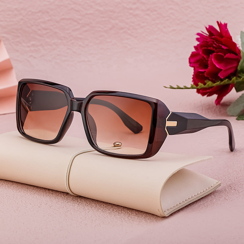 Women's Fashion Large Frame Square Trend Sunglasses