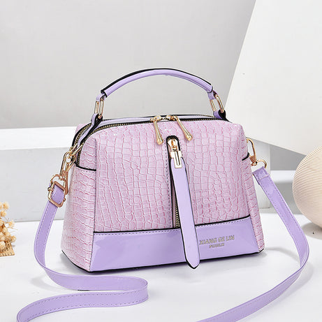 Women's Glossy Pillow Large Capacity Square Bag