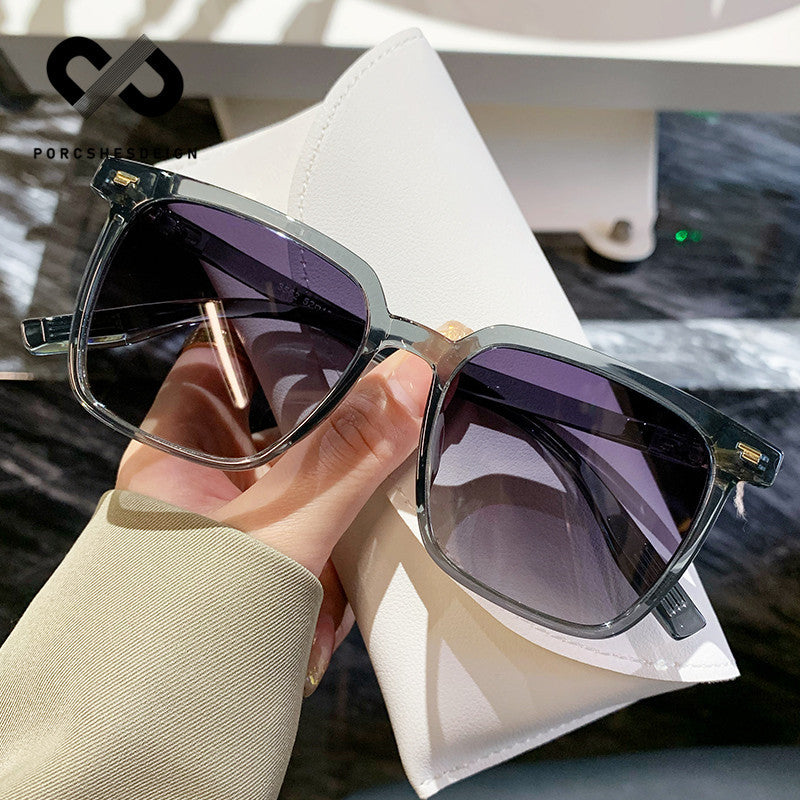 Women's  Square Large Frame Thin Tide UV Protection Sunglasses