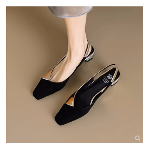 Women's Casual Temperament Thick Heel Shoes