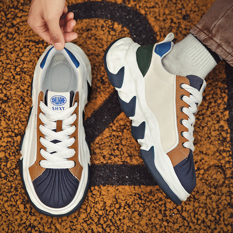 Men's Thick-Sole Breathable Fashion Running Shoes