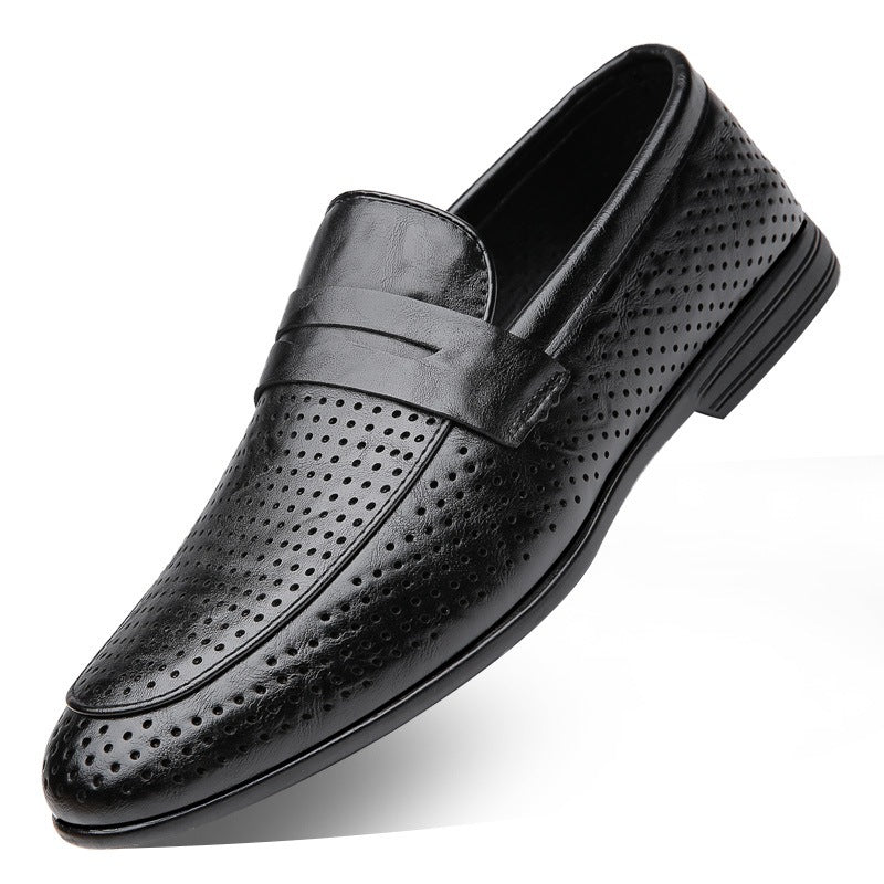 Men's British Leather Fashion Trend Casual Shoes