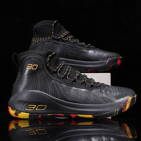 Men's Breathable High-Top Basketball Sports Sneakers
