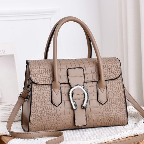Women's Fashion Handbag Crocodile Pattern Shoulder Bag