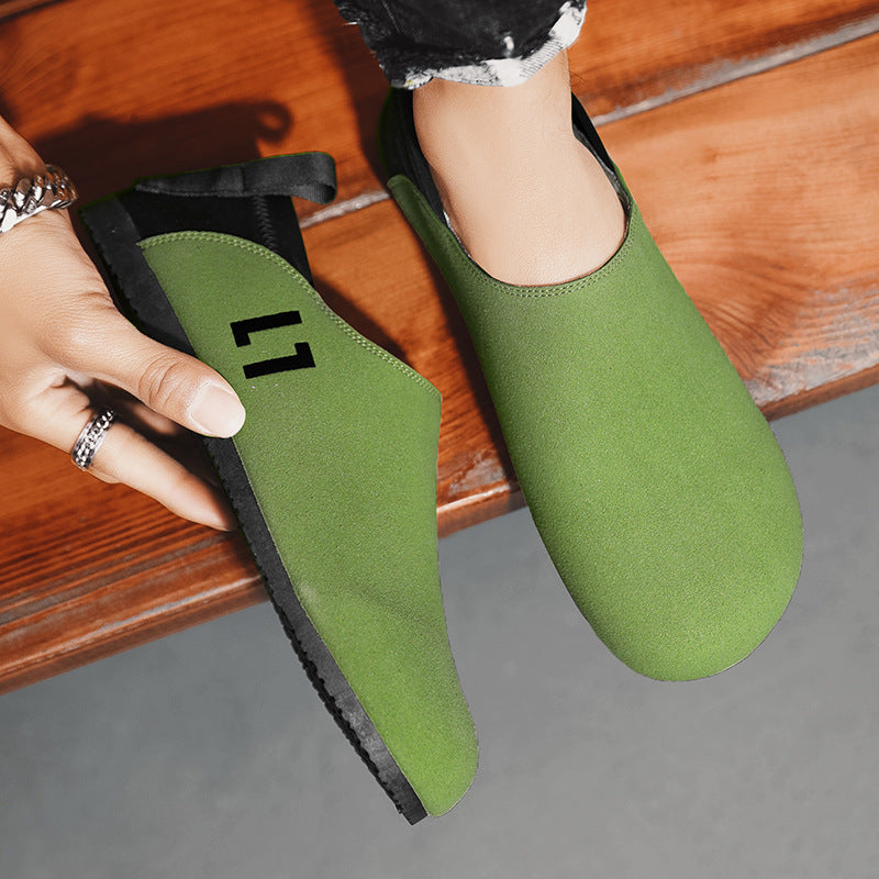 Men's Low-top Solid Color Lazy Casual Shoes