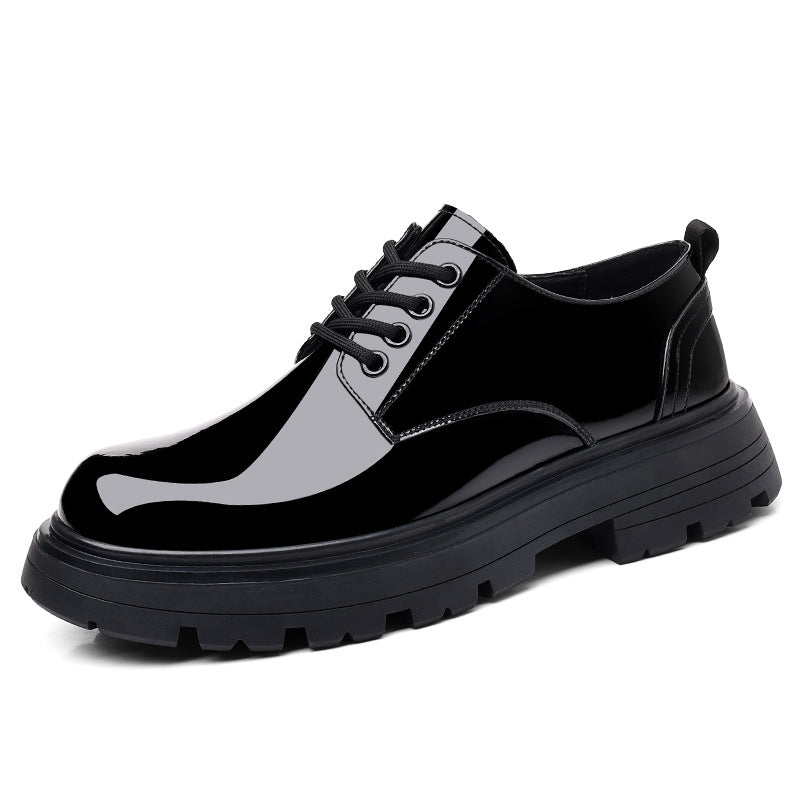 Men's Glossy Leather Casual Shoes