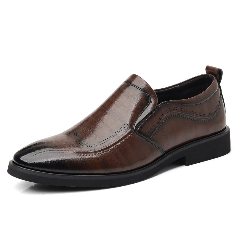 Men's Leather Outdoor Trend Formal Shoes