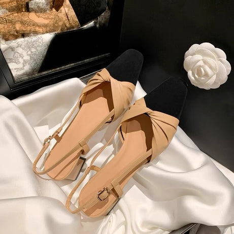 Women's Summer Thick Middle Heel Sandals