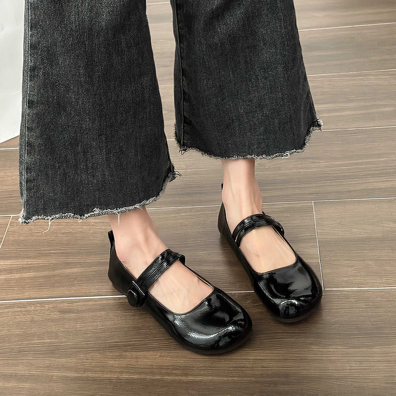 Women's Simple French Mary Jane Shoes