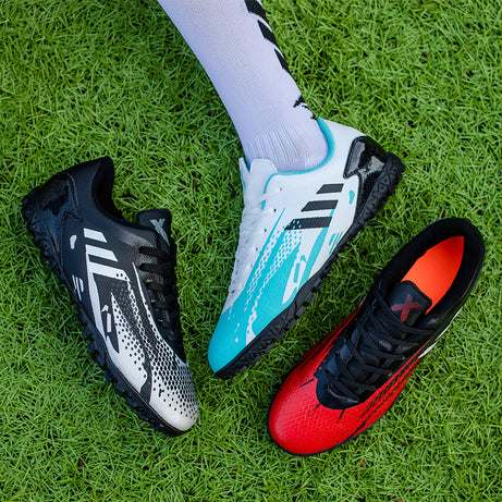 Men's Synthetic Leather Football Turf Sports Shoes