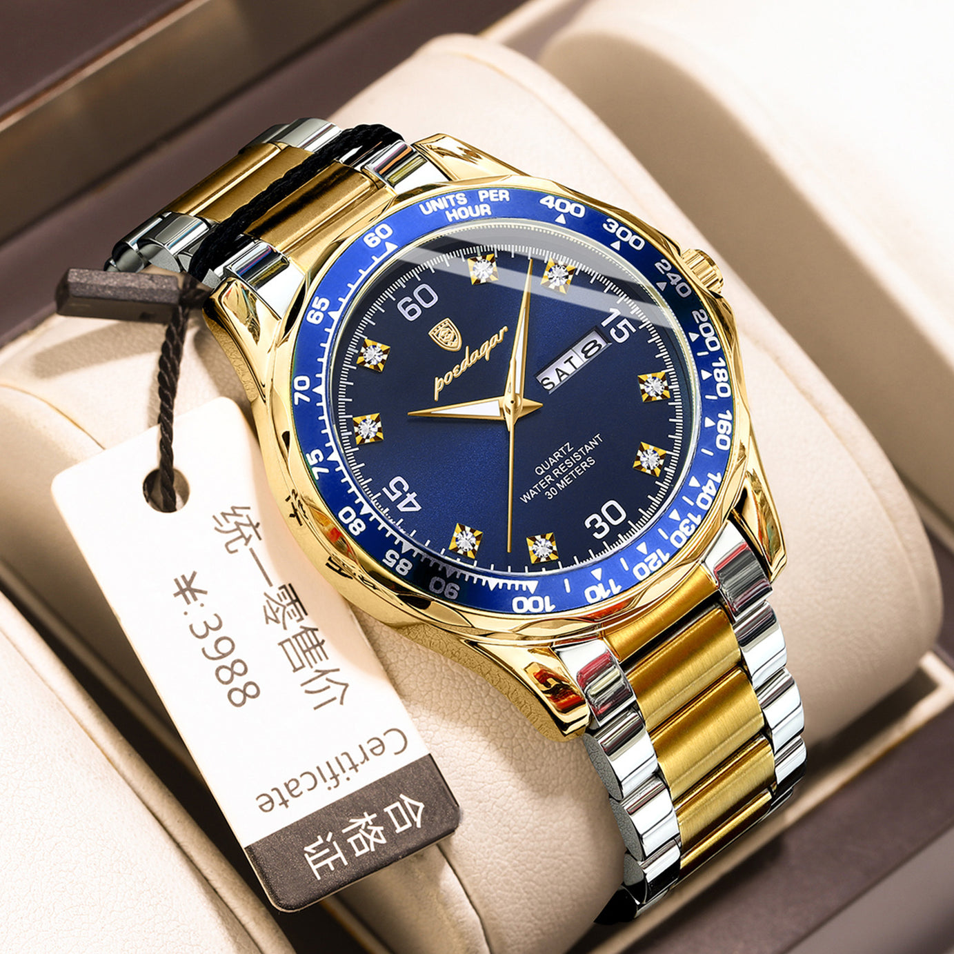 Men's Waterproof Luminous Quartz Watch