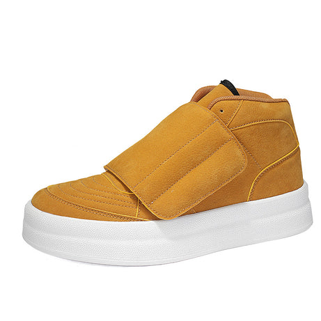 Men's Trendy British Style High-Top Velcro Close Up Shoes