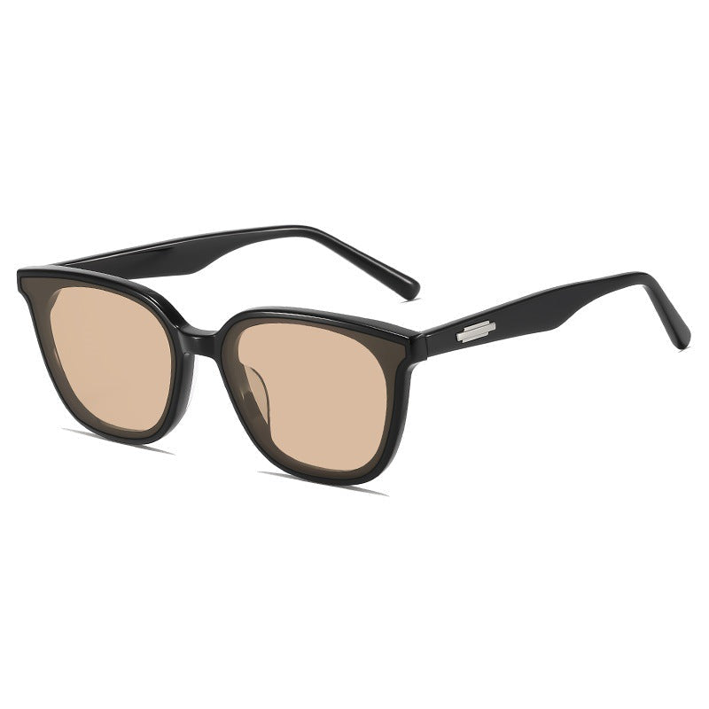 Men's High-End Large Frame Round Sunglasses