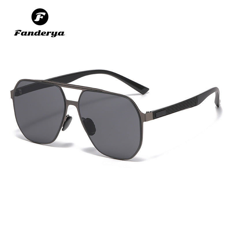 Men's Large-frame Trend UV-proof Sunglasses