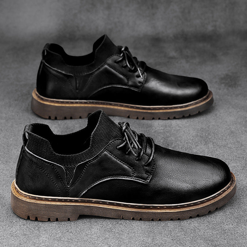 Men's Leather Fashion Trend Casual Shoes