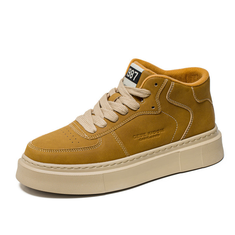 Men's Leather Trendy Fashion Casual Shoes